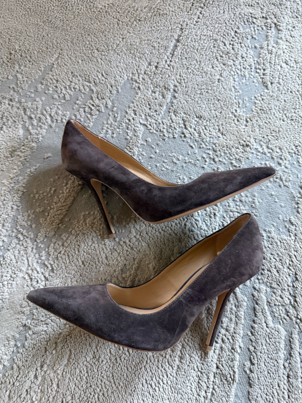 Tony Bianco Pointed Toe Suede leather Pumps heels chocolate Brown 9 - Picture 3 of 11